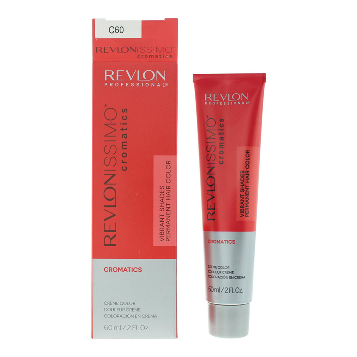 Revlon, Cromatics, Permanente Haarfarbe, C60 Fire Red, 60 ml