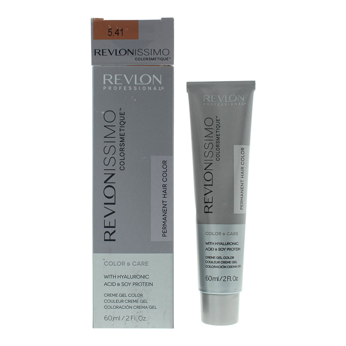 Revlon, Revlonissimo Colorsmetique, Permanentes Haarfärbeöl, 5.41 Deep Chestnut Light Brown, 60 ml