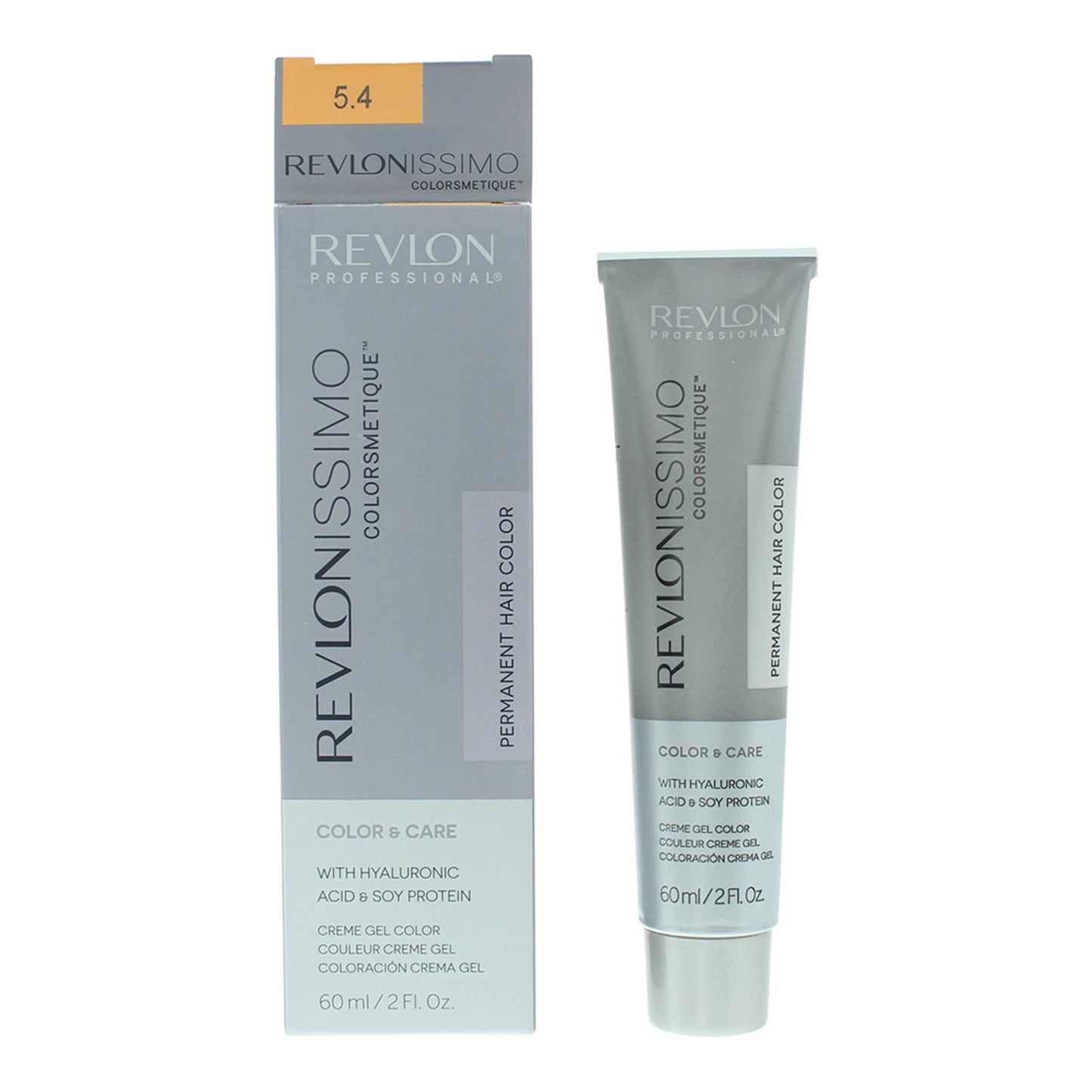 Revlon Revlon, Revlonissimo Colorsmetique, Permanente Haarfarbe, 5.4 Light Copper Brown, 60 ml Regular