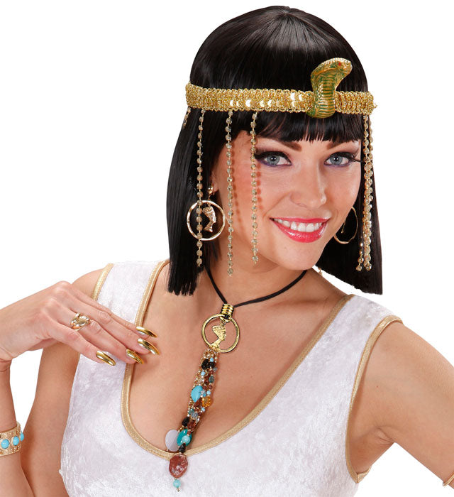 SET KETTE UND OHRRINGE CLEOPATRA Gold
