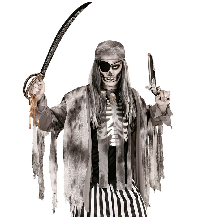 Totenkopf-Kette als Accessoire für Halloween und Fasnacht