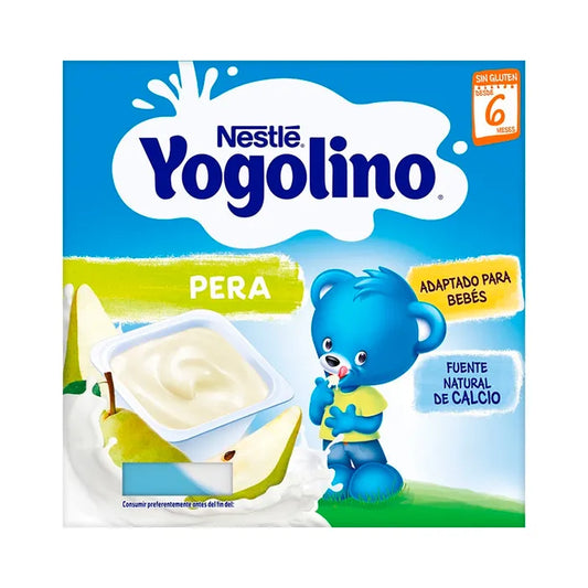 NESTLE Yogolino Birne 4 x 100 g Babynahrung Portionen
