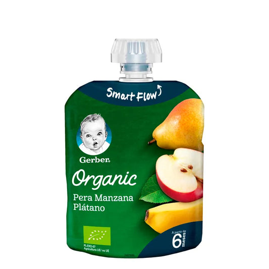 GERBER GERBER Organic Kosmetik Birne Apfel Banane 90g