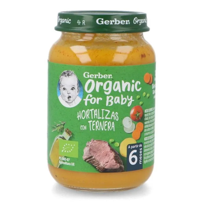 GERBER GERBER Organic Gemüse Kalbfleisch 190 g Kosmetikprodukt