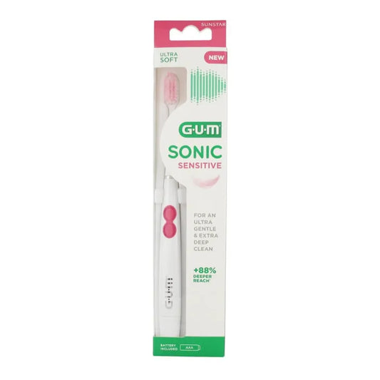 GUM GUM Gum Sonic Sensitive Bürste für empfindliche Zähne und Zahnfleisch Kosmetik