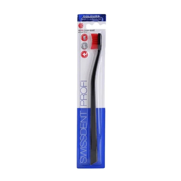 SWISSDENT Swissdent Profi Colours Schwarze Und Rote Zahnbürste Kosmetik