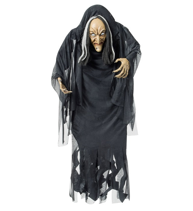 Hexenfigur mit Buckel 140 cm Halloween Fasnacht Dekoration