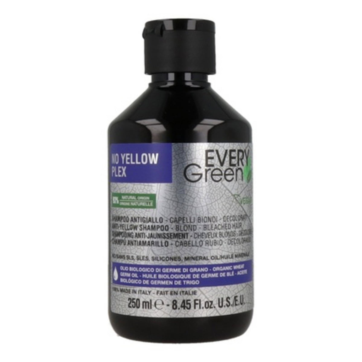 Every Green, No Yellow Plex, Hair Shampoo, Anti-Yellow, 250 ml
