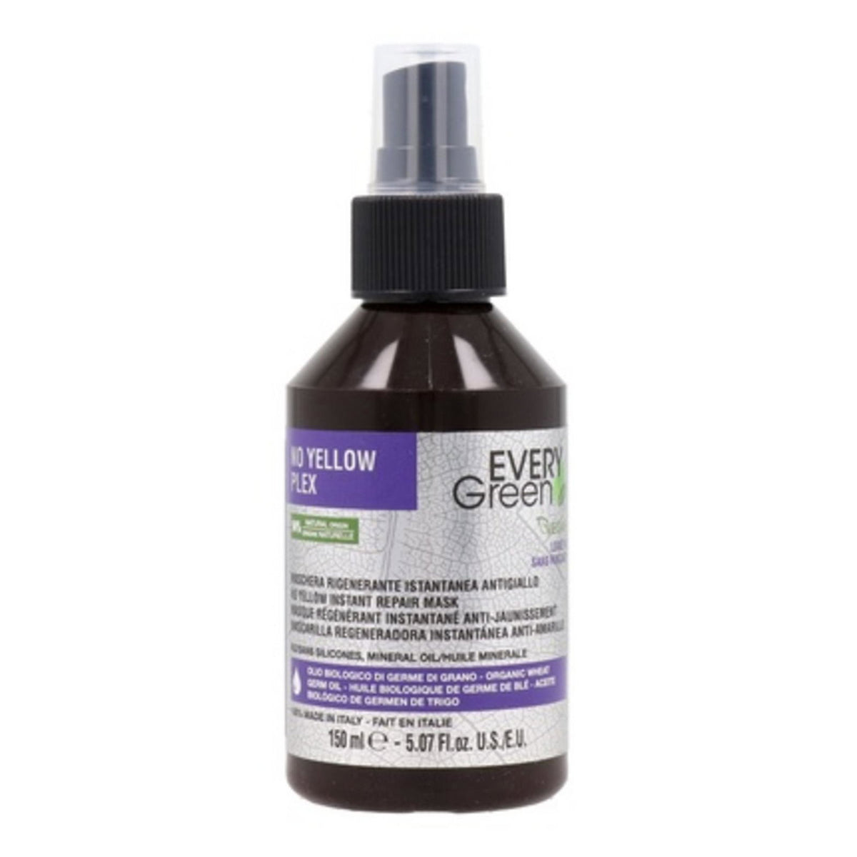 Every Green, No Yellow Plex, Hair Leave-In Conditioner, Anti-Yellow, 150 ml