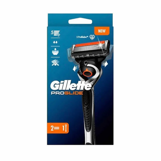 GILLETTE Gillette Proglide Flexball Rasierer mit 2 Ersatzklingen Nachfüllpack Kosmetik