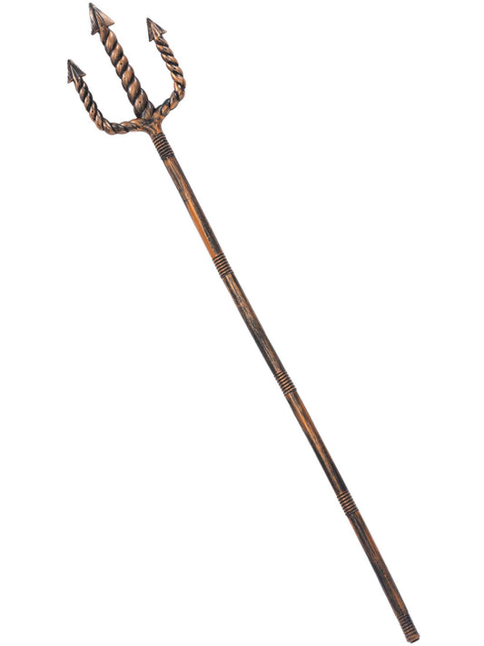 Smiffys ausziehbarer Bronze-Dreizack für Erwachsene, 137 cm