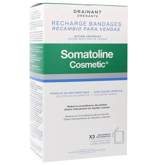 SOMATOLINE SOMATOLINE Drainage Nachfüllbinden 6 Stück schockreduzierende Wirkung Kosmetik