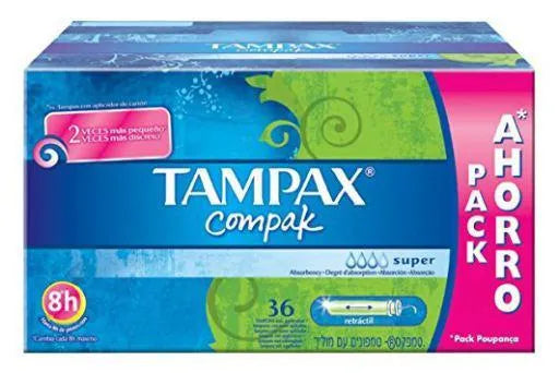 TAMPAX TAMPAX Compak Super Tampons 36 Stück Kosmetik