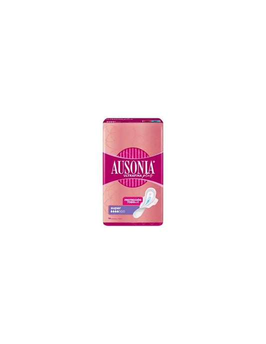 AUSONIA Ausonia Ultrafina Plus Super Slipeinlagen mit Flügeln 14 Stück Kosmetik