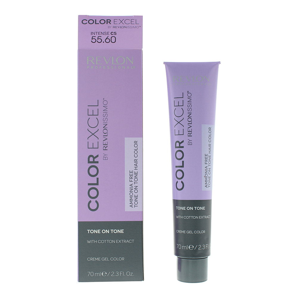 Revlon Revlon, Color Excel, Demi-permanente Haarfarbe, 55.60 Intense Dark Red, 70 ml Regular