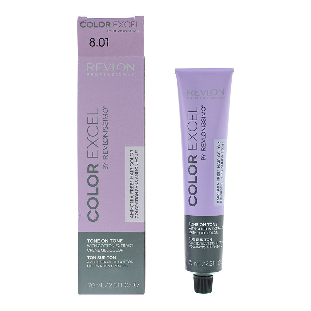 Revlon Revlon, Color Excel, Semi-permanente Haarfarbe, 8.01 Light Natural Ash Blonde ml Regular