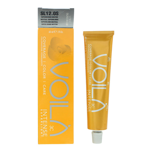 Intercosmo Intercosmo, Voila 3C Intense, Permanente Haarfarbe, SL 12.OS Neutral Superblonde, 60 ml Regular