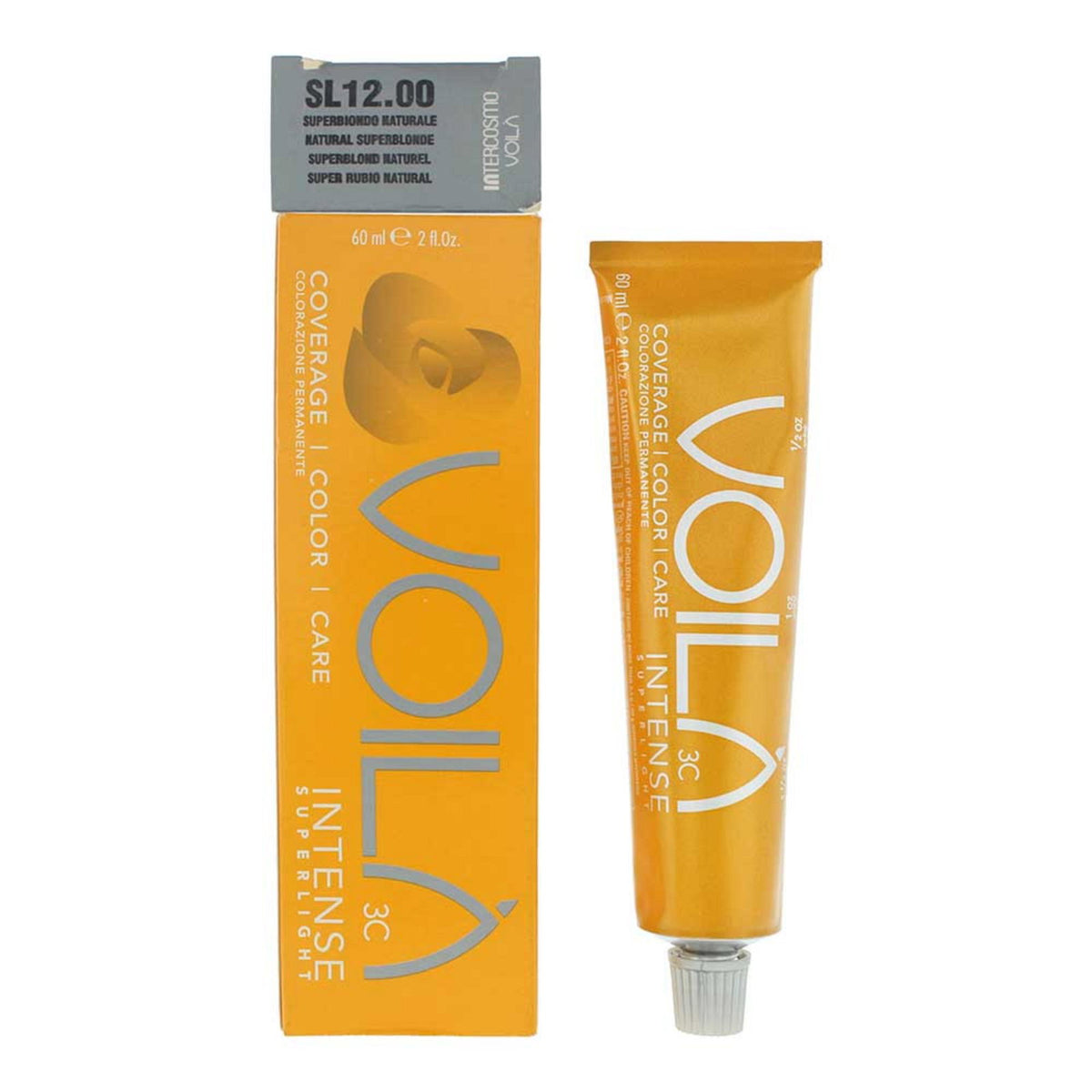 Intercosmo, Voila 3C Intense Superlight, Permanente Haarfarbe, Natural Superblonde, 60 ml