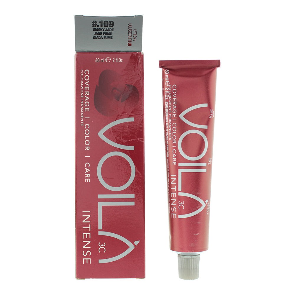 Intercosmo, Voila 3C Intense, Permanente Haarfarbe, #.109 Smoky Jade, 69 ml