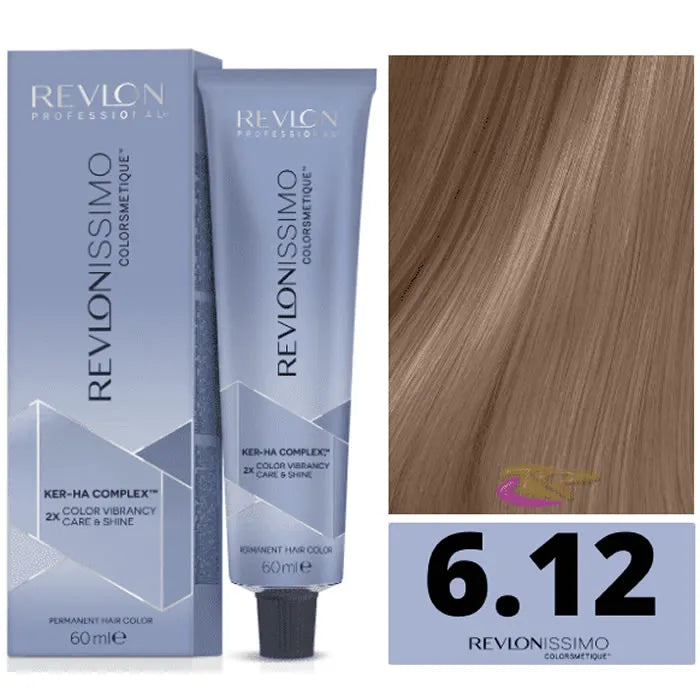 REVLON Revlon Revlonissimo Colorsmetique Haarfarbe 6,12 Dunkelblond Iris Ash 60 ml Kosmetik
