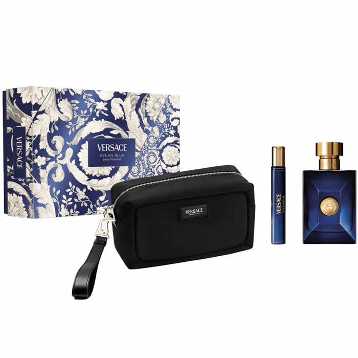 VERSACE Versace Dylan Blue Pour Homme Eau de Toilette Spray 100 ml 3-teiliges Set Parfüm