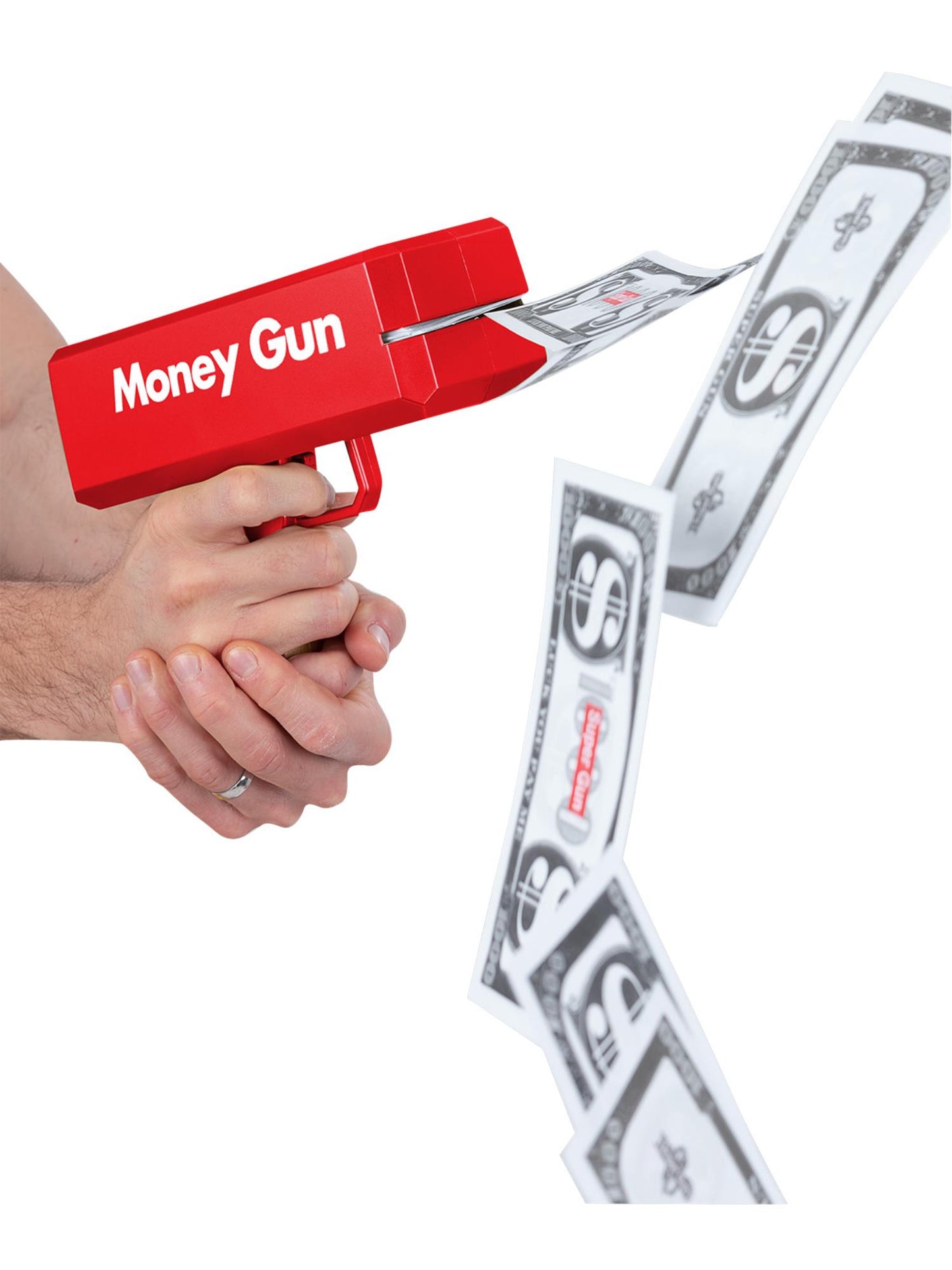Smiffys STAG Make It Rain Money Gun, with 100pcs Paper Currency AC für Unisex