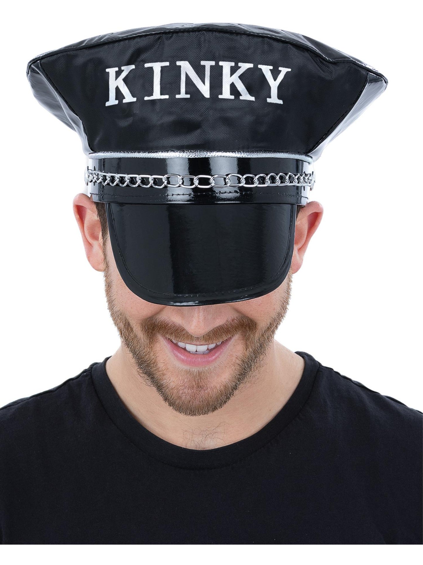 Smiffys STAG Kinky Captains Hat in Schwarz für Erwachsene
