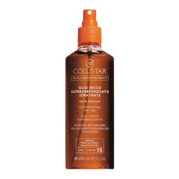 COLLISTAR COLLISTAR Super Tanning Trockenöl wasserfest mit LSF 15 200 ml Kosmetik