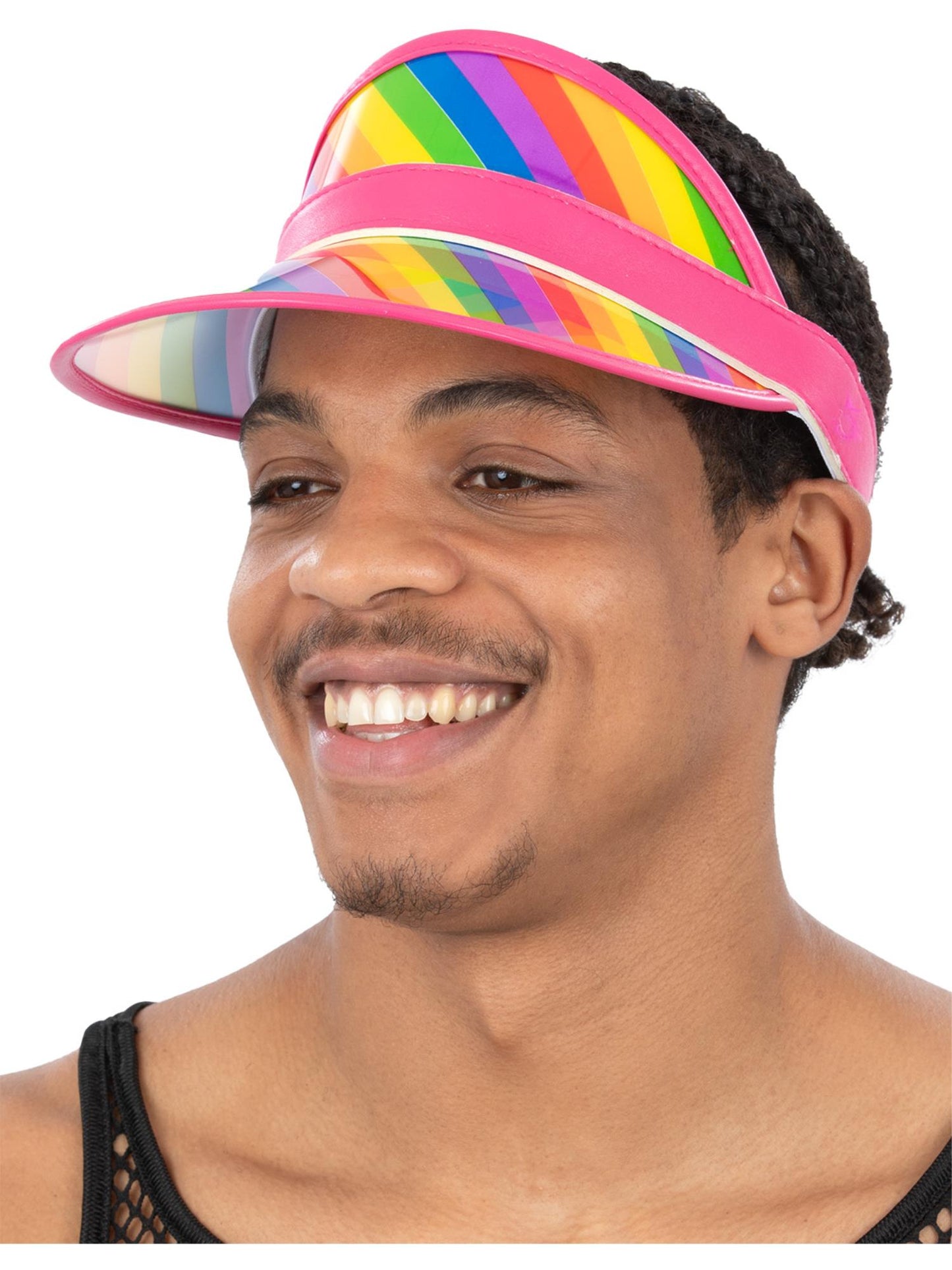Smiffys Rainbow Visor HA für Unisex