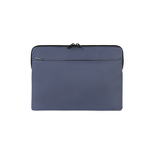 Blaue Tucano Laptoptasche 14 Zoll, wasserabweisend, mit Hauptfach und Vordertasche, unisex.