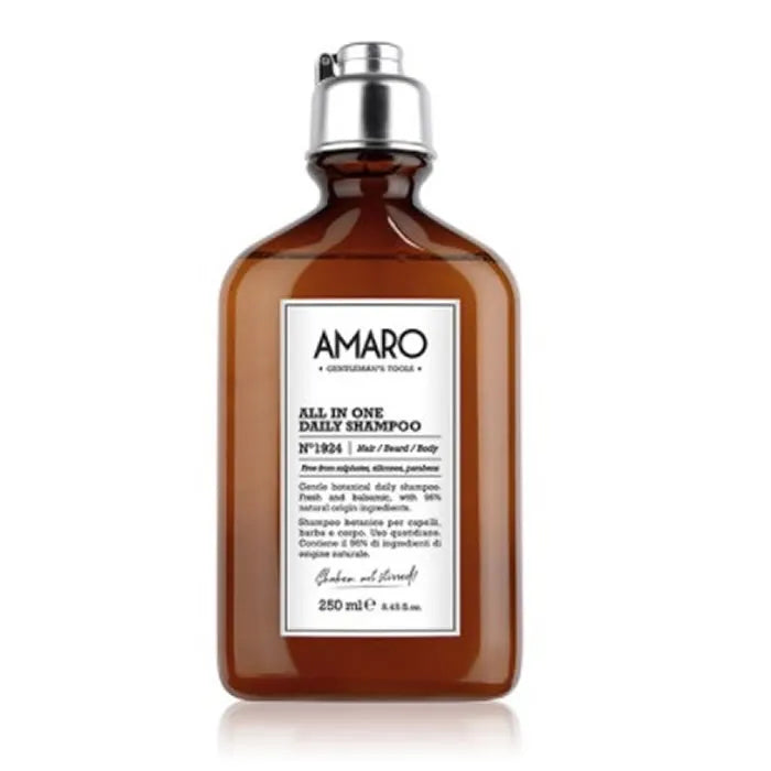 FARMAVITA FARMAVITA Amaro All In One Daily Shampoo N1924 für Haare Bart und Körper 250 ml