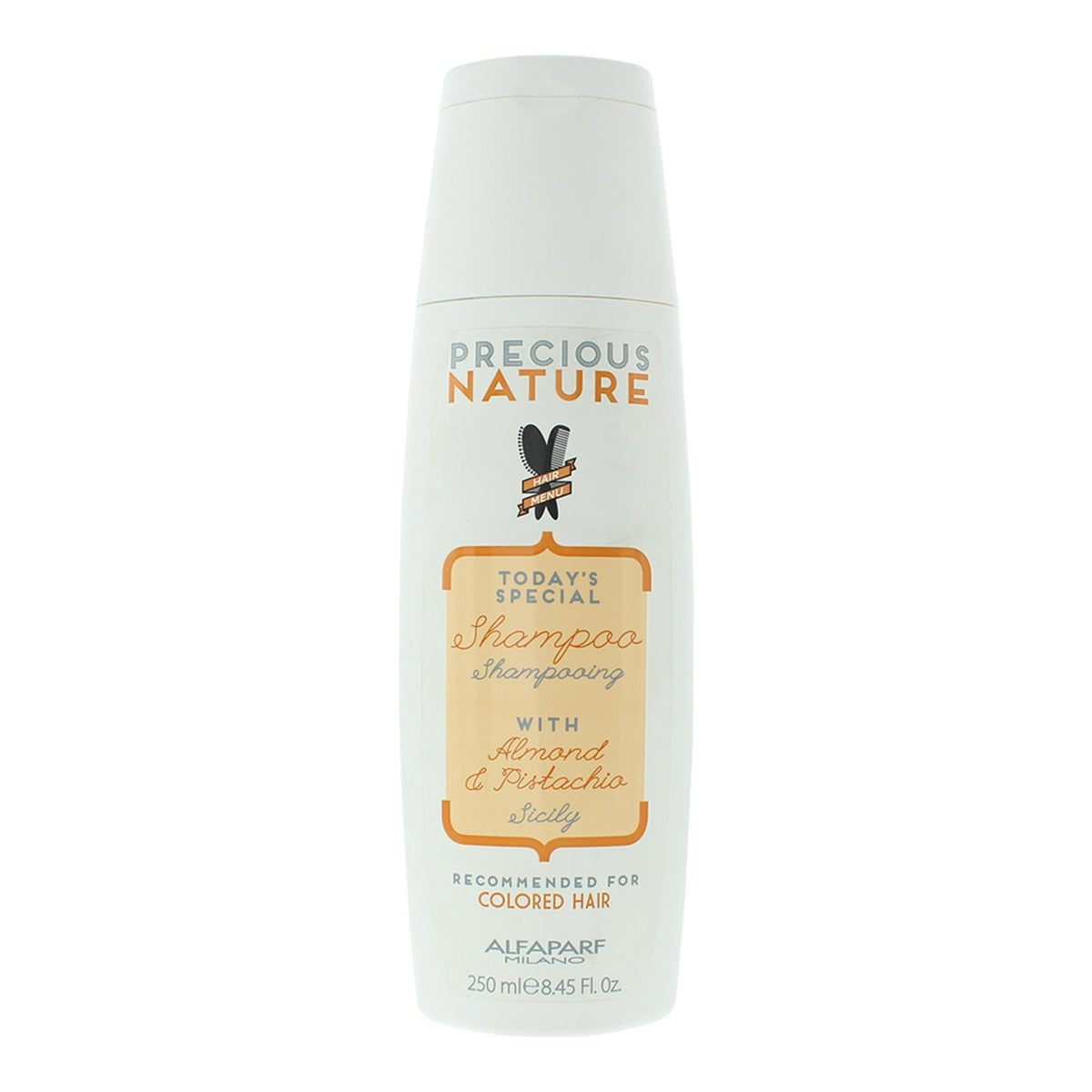 Alfaparf, Precious Nature Almond & Pistachio, Shampoo nach dem Färben, Farbschutz, 250 ml