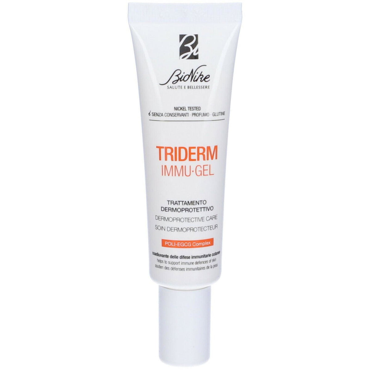 BioNike, Triderm Immu-Gel, Soothing & Protecting, Day & Night, Local Treatment Gel, For Face, 30 ml