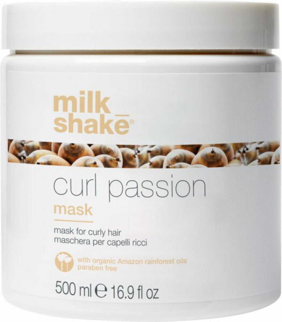 Milk Shake, Passion Deep Hydration Mask for Curly Hair, Haarbehandlungs-Crememaske, Hydratisierend, 500 ml