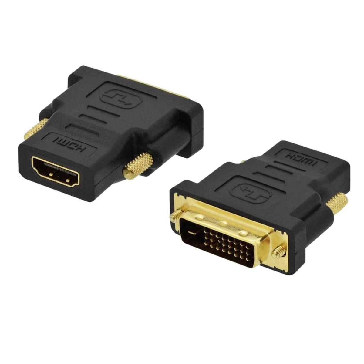 Ewent EC1371 HDMI-zu-DVI-Adapter Schwarz mit HDMI- und DVI-D-Anschluss