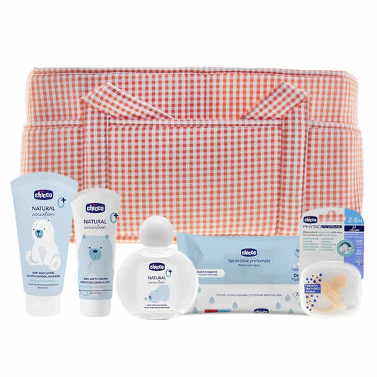 CHICCO CHICCO MimosBox Organizer Korb Set 6-teilig Rosa Kosmetik Aufbewahrung