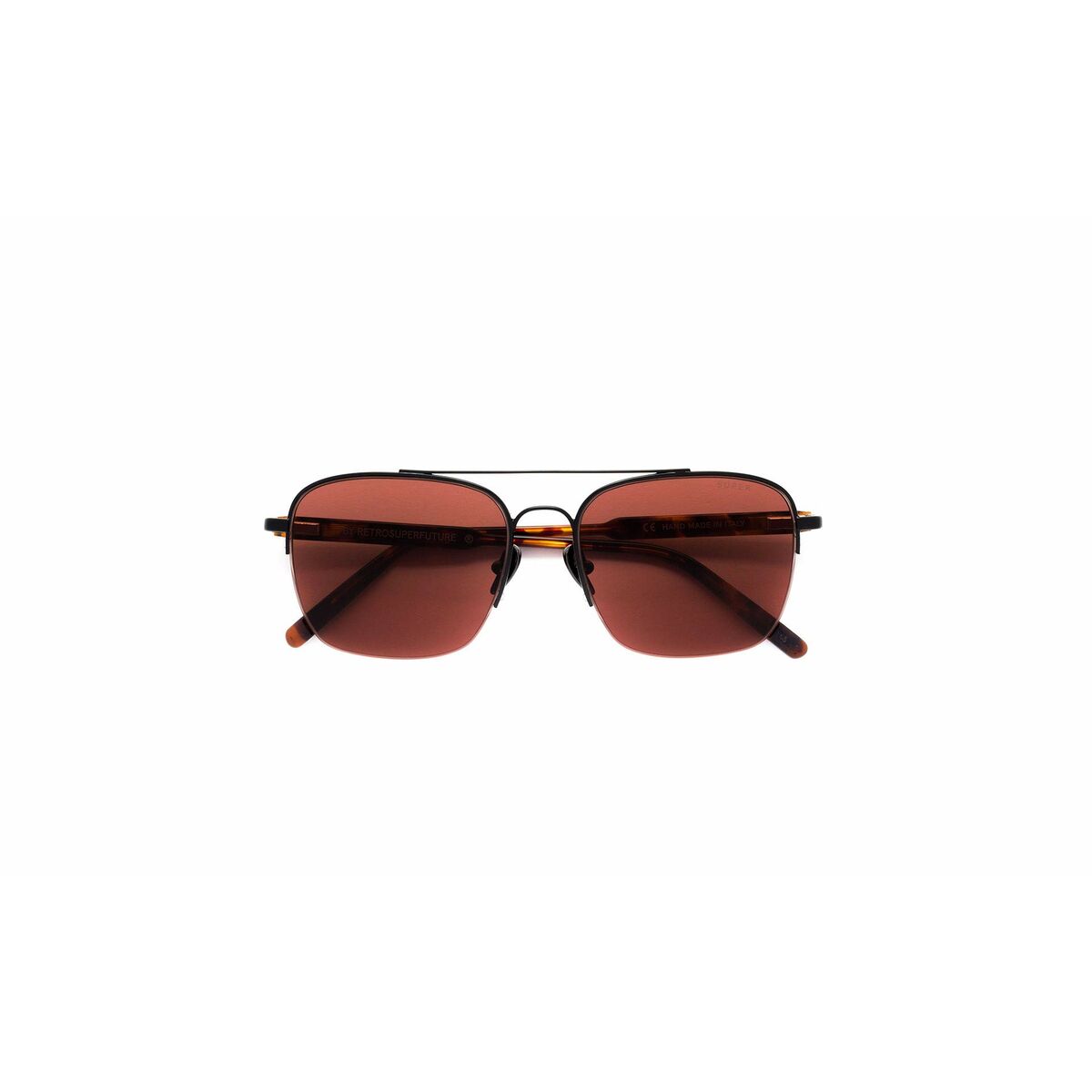 Retrosuperfuture Unisex-Sonnenbrille Retrosuperfuture Adamo Warm Ø 56 Mm Braun