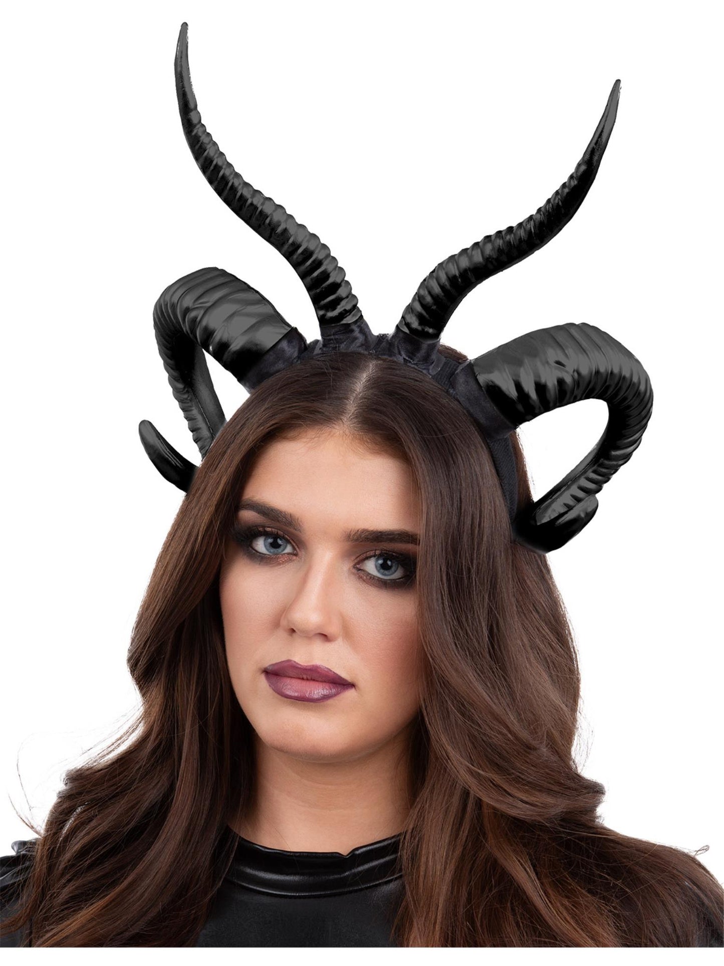 Smiffys Double Demon Horn Headband AC für Unisex
