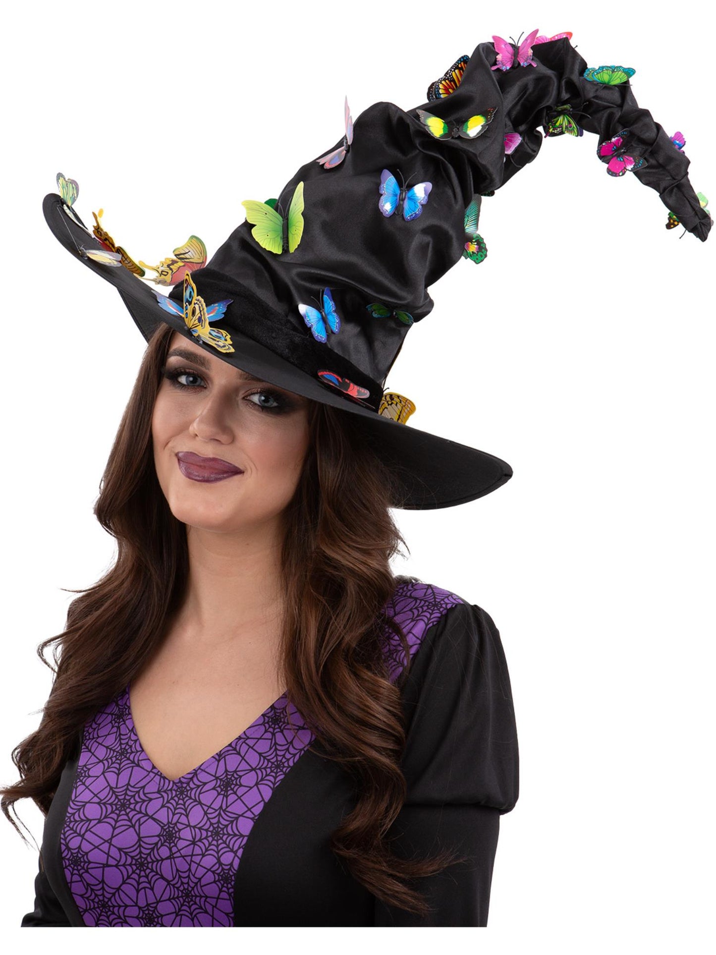 Smiffys Butterfly Witch Hat für Unisex