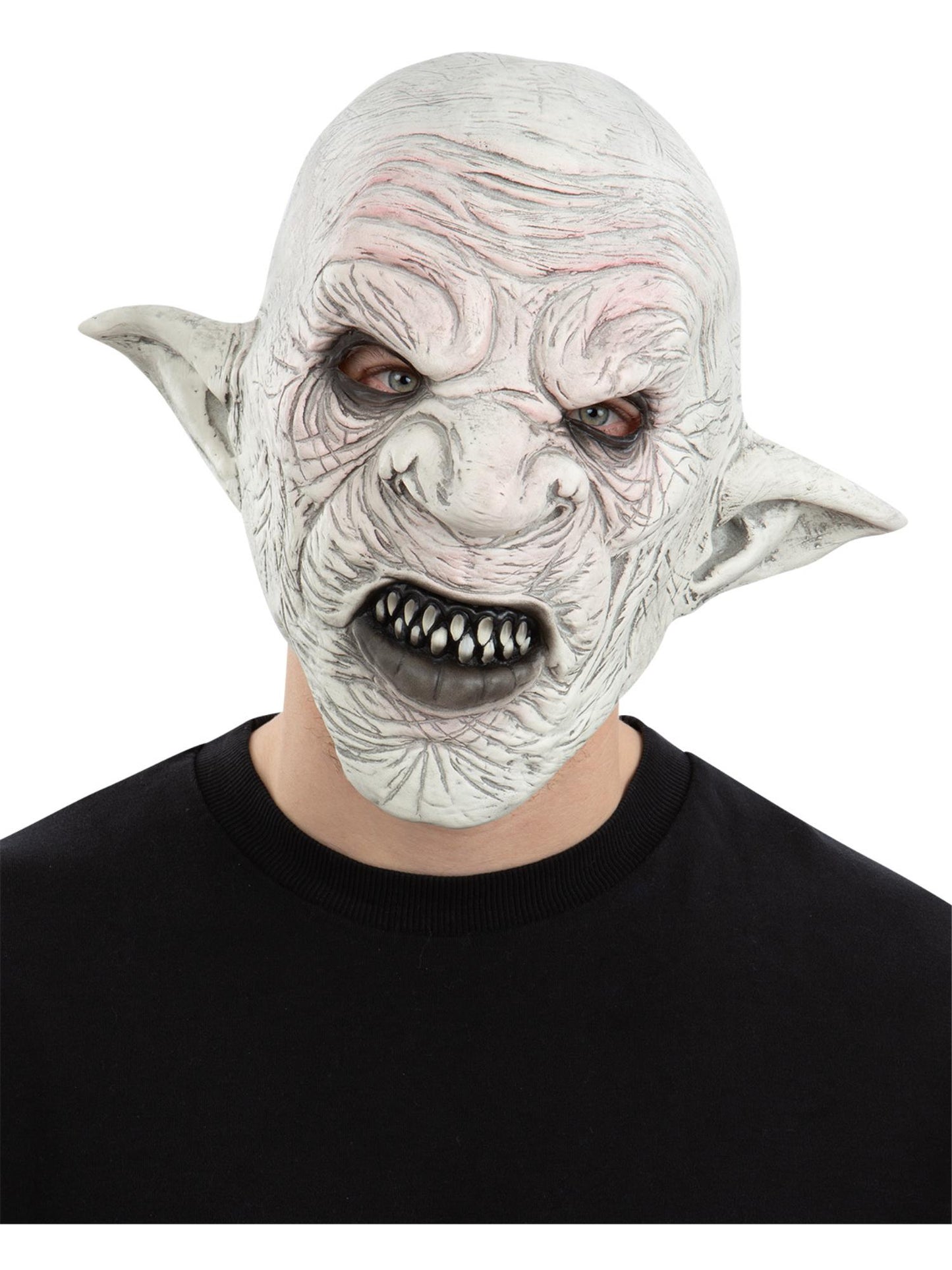 Smiffys Master Vampire Latexmaske grau für Erwachsene