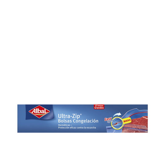 ALBAL ALBAL Gefrierbeutel groß 12 Stück wiederverschließbar Kosmetik