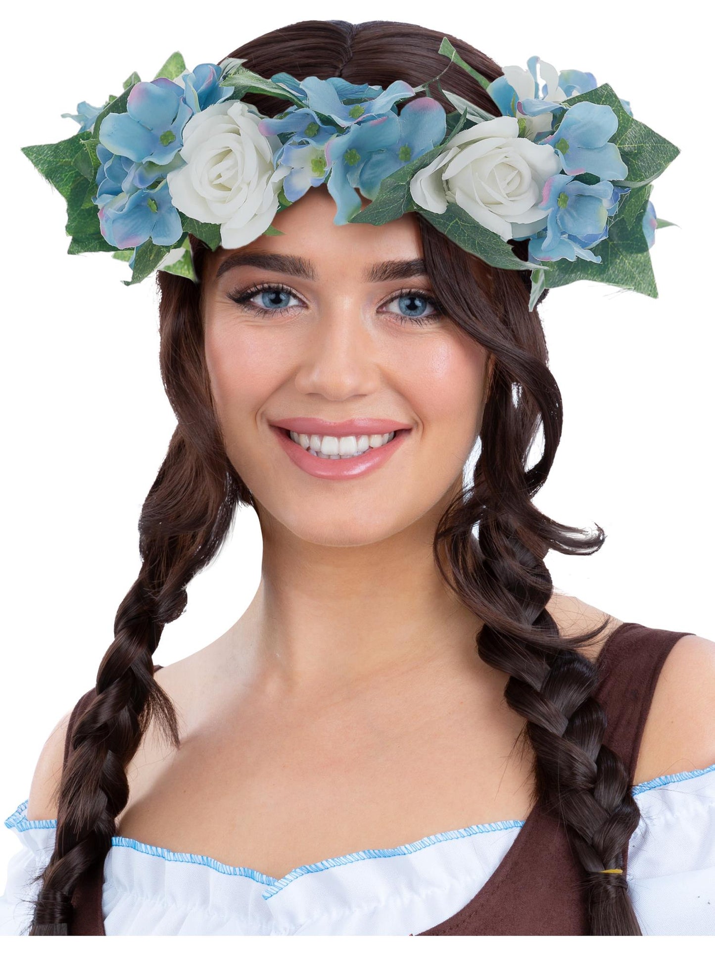 Smiffys Deluxe Beer Maiden Flower Crown HA für Unisex
