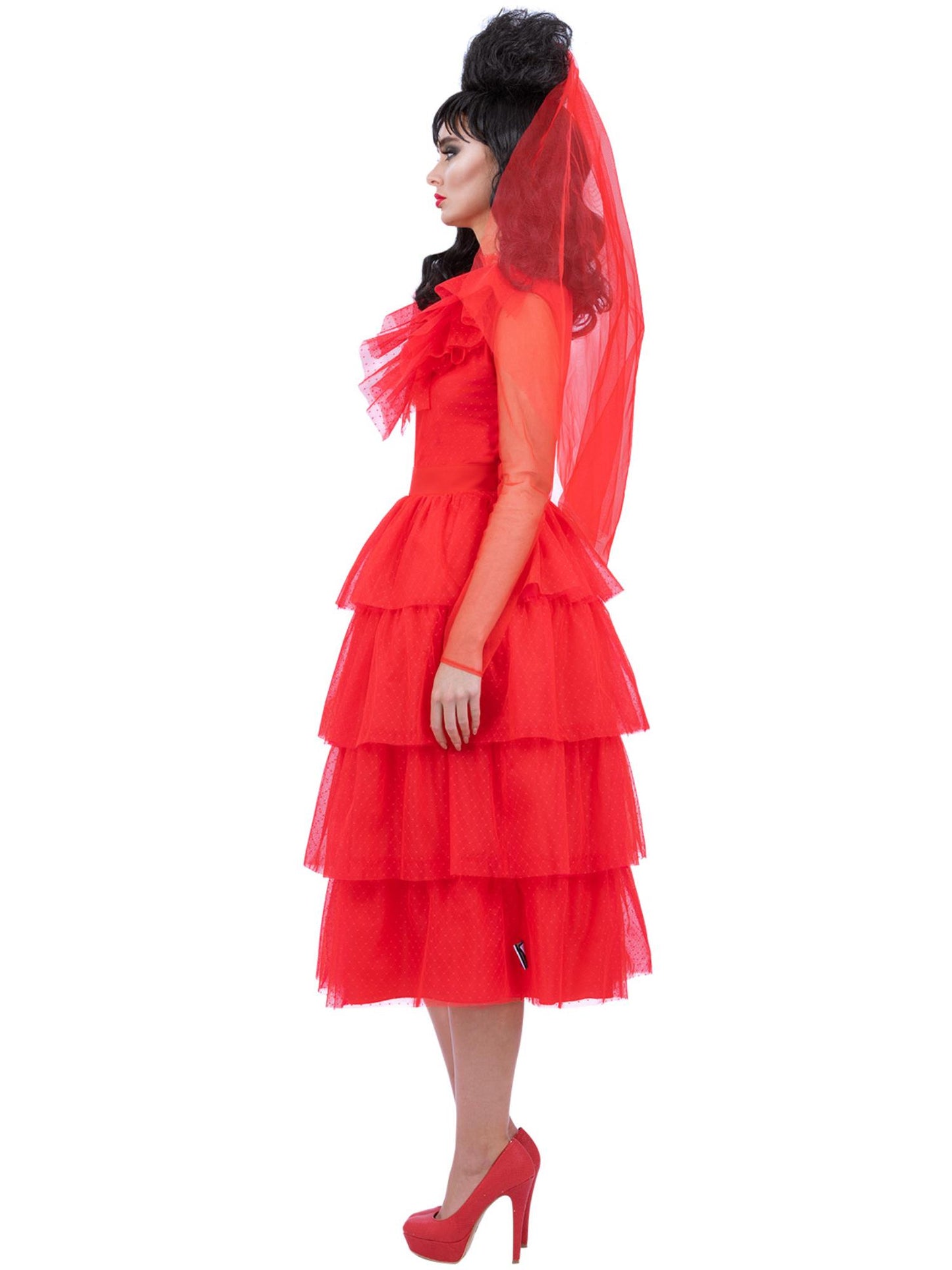 Smiffys Beetlejuice, Lydia Bride Costume CS für Damen