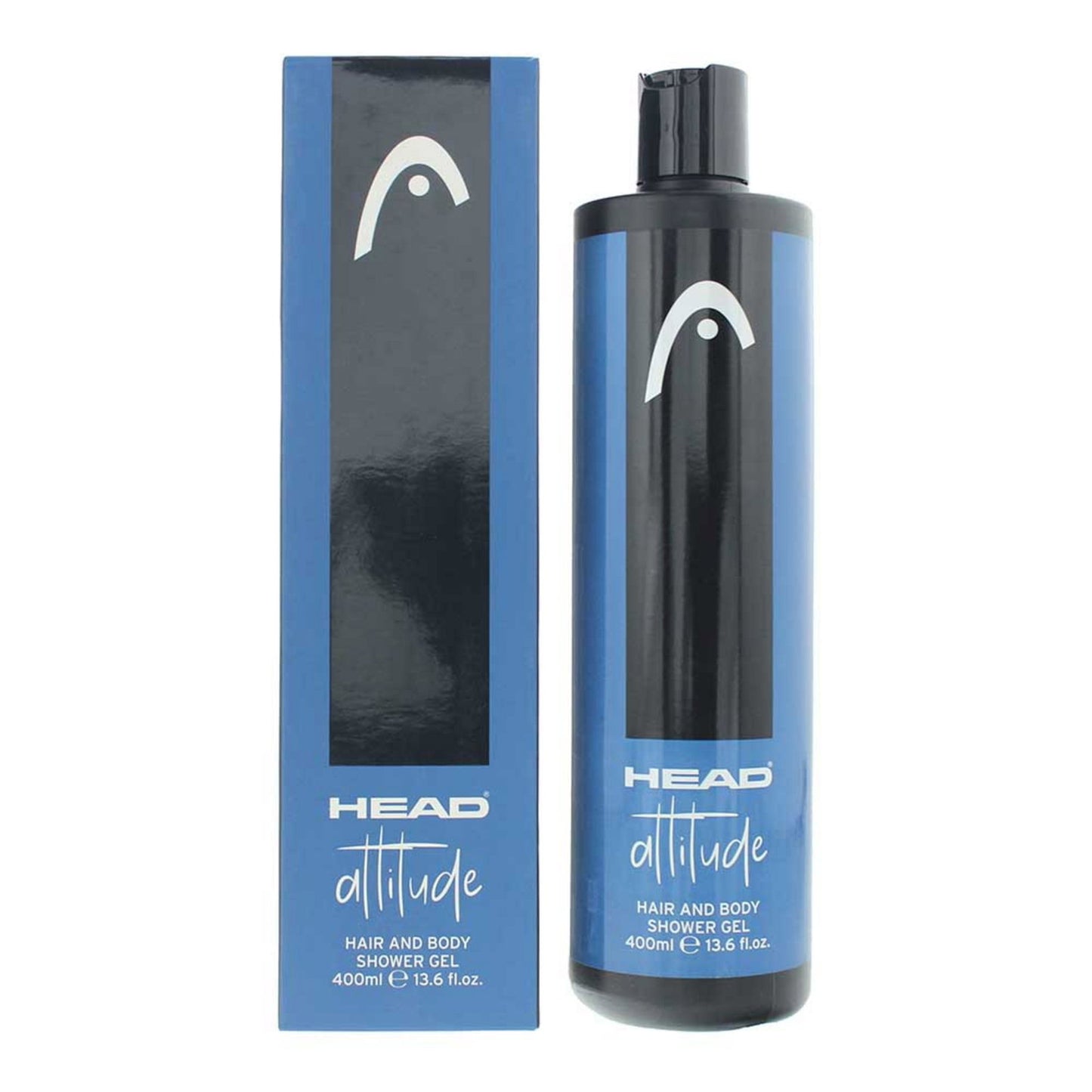 Head Head, Attitude, Duschgel & Shampoo 2-in-1, 400 ml Regular