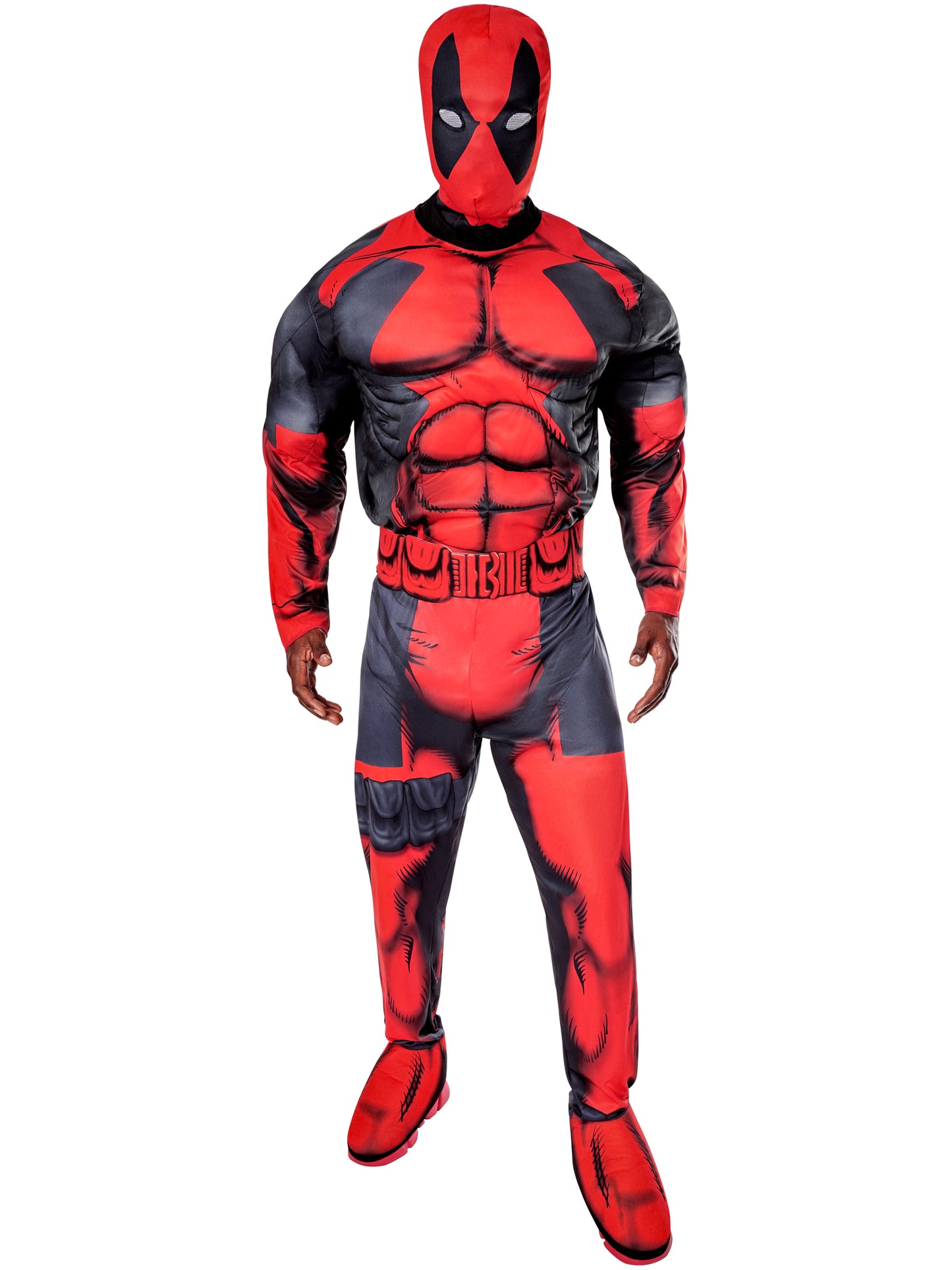 Rubies Deadpool Deluxe Kostüm für Erwachsene mit Maske – Verpackung