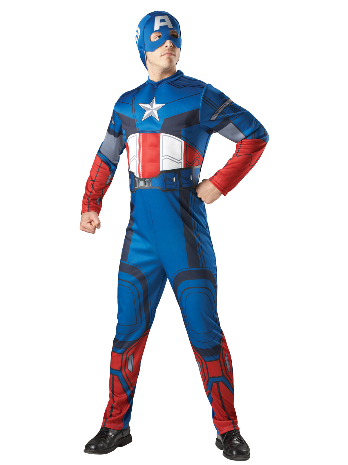 Rubies CAPTAIN AMERICA DLX. COST Kostüm für Erwachsene für Herren