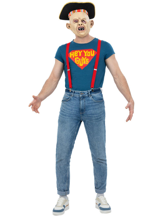 Smiffys The Goonies Sloth Kostüm für Herren mit Top, Hosenträgern, Hut und Maske – Produktansicht