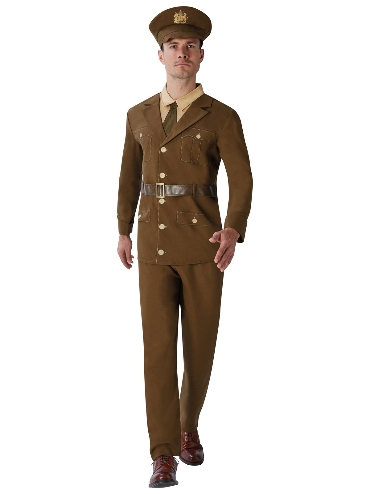 Rubies WW1-Soldatenkostüm für Herren mit Jacke Hose und Hut