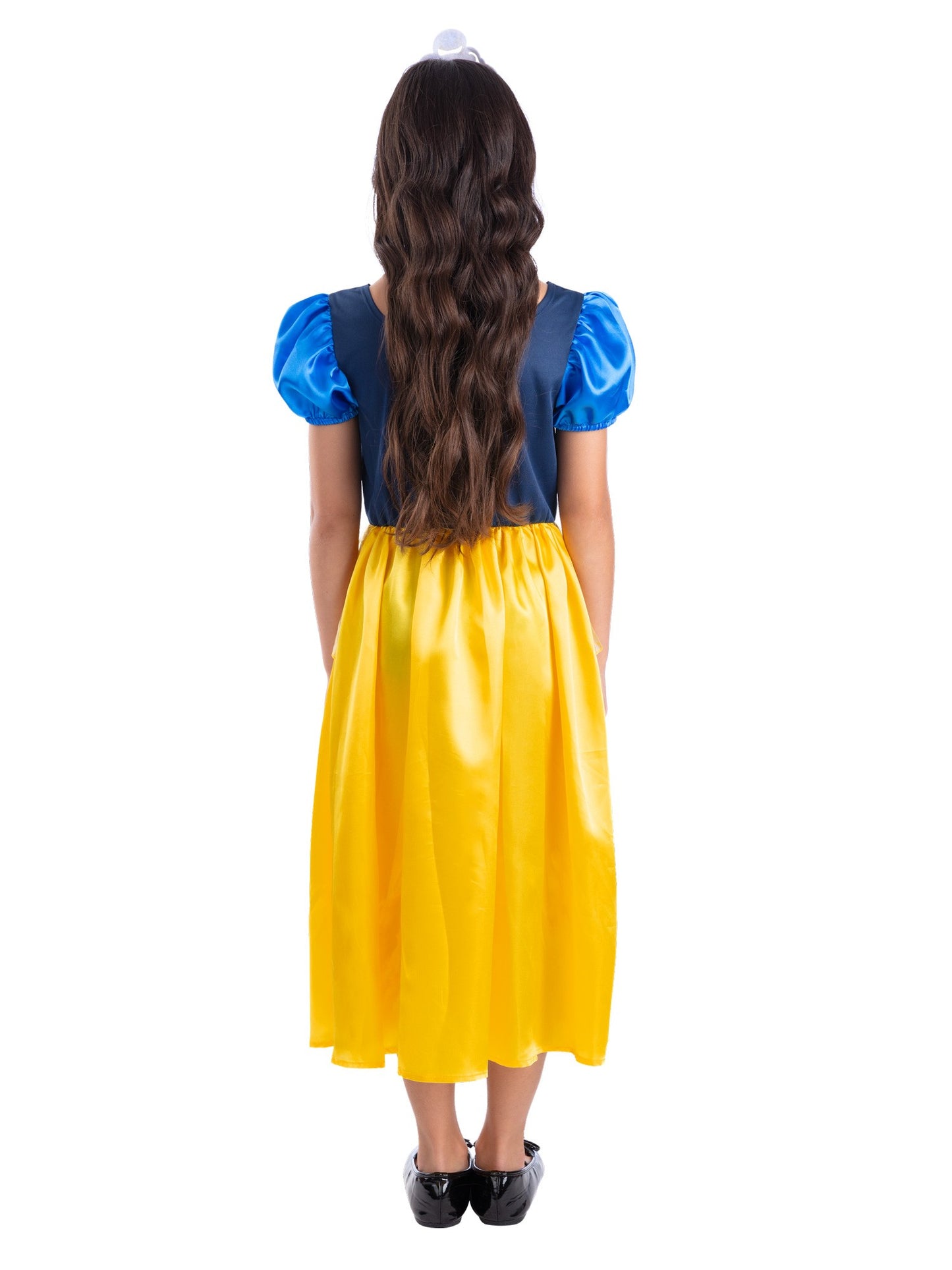 Smiffys Snow Princess Kostüm für Mädchen mit Kleid und Tiara – Detailansicht