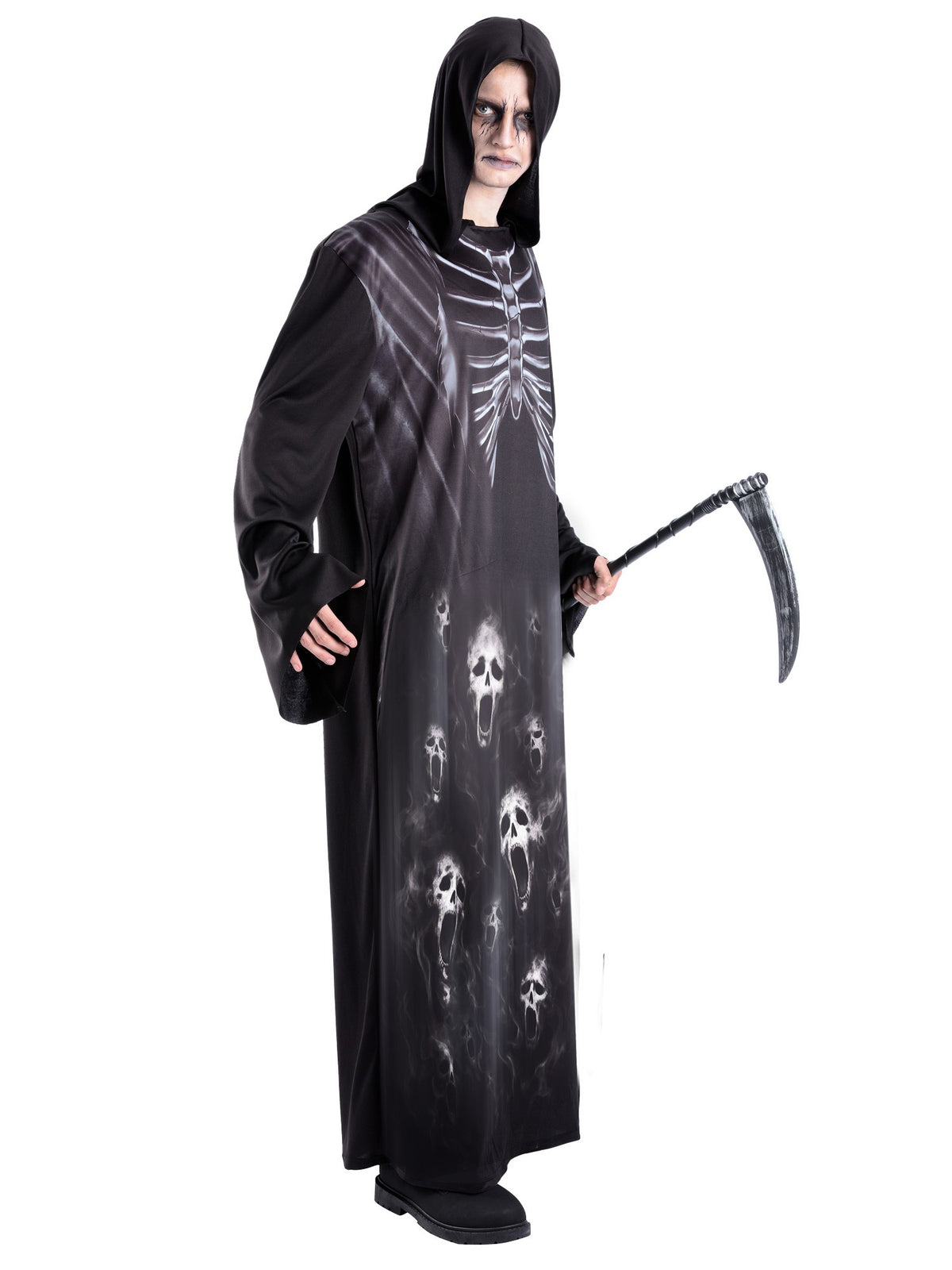 Smiffys WIZARD Screaming Reaper Costume CS für Herren